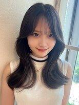 アフロート ディル(AFLOAT D'L) 表参道アフロート張替 お姉さんセミロング シースルーバング