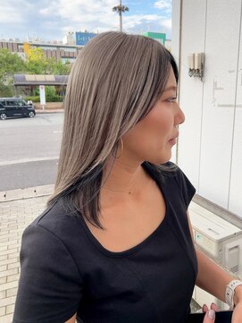 プログレス 長町南店(PROGRESS) シルバーベージュ×ブラックインナーカラー