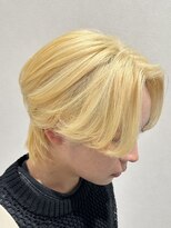 アリープパロット(ALEAP parrot)&nbsp;メンズ/ブリーチカラー/ブロンドカラー/マッシュウルフ