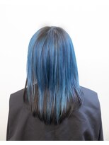 ルプラ ブリリアント(le-pla brilliant)&nbsp;ウルフ/フェイスレイヤー/ワイドバング/ミディアム/ブルー/豊橋