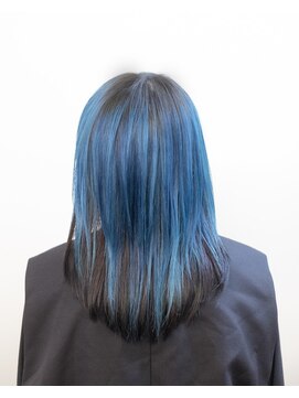 ルプラ ブリリアント(le-pla brilliant) ウルフ/フェイスレイヤー/ワイドバング/ミディアム/ブルー/豊橋