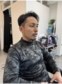 ツーブロック×ハイライトカラー