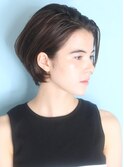 ショート・ボブ/面長/前髪なし/絶壁解消/30代/40代/50代/くびれ