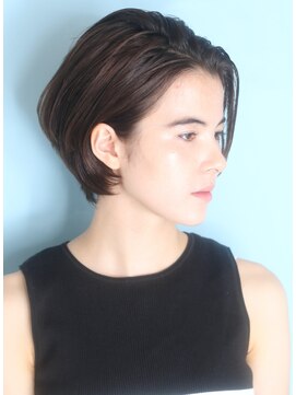 インセプション 銀座(INCEPTION) ショート・ボブ/面長/前髪なし/絶壁解消/30代/40代/50代/くびれ