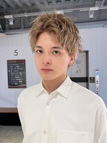 アルバム 渋谷パルコ(ALBUM) スパイキーショートスペインカールニュアンスパーマ_F20415