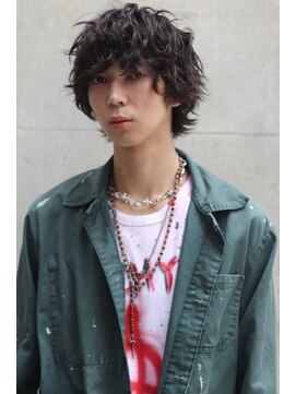 ブークル(boucle) メンズウルフパーマ　メンズパーマ　スパイラルパーマ