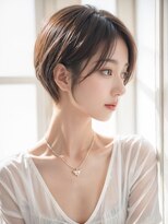 ビオルネ 浦安店(VIE.ORNER)&nbsp;ココアブラウン×くびれひし形ショートボブ【VIE.ORNER浦安】