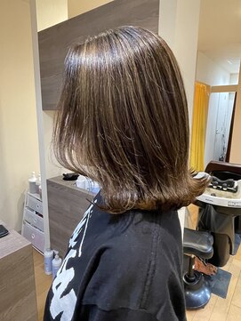 ヘアースペース ゼン(hair space Zen) 大人可愛い外ハネ