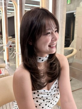 ロンドホットリップ 立川(Lond hot lip) チョコレートブラウン/オリーブグリーン/ハッシュカット