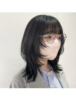 ニコ シモノセキ(NIKO Shimonoseki)&nbsp;【NIKO】 ウルフカット/レイヤーカット/ミディアム/ウルフヘア