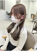 髪質改善カラー＋インナーカラー