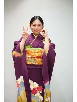 チェロ(CHERO) 【成人式】ヘアアレンジ&メイク&着付け