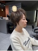 ふんわりハイライトショート☆