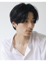 ベル 新宿(Belle)&nbsp;men'shair/メンズショート/センターパート/韓国風スタイル／新宿
