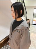 着物ヘア/大人ガーリー/ダークアッシュ/似合わせカット/栄　柴山