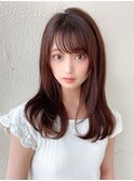レイヤーカット /ワンホンレイヤー/ダークアッシュブラウン