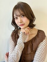 アモレット 天文館店(amoretto) ベージュカラー 顔周りカットレイヤーカット アッシュカラー