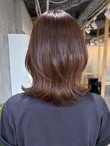 ルーチェ バイ シカマ(LUCE by ∞ SIKAMA)&nbsp;赤みを抑えた大人艶ブラウン×くびれレイヤーカット