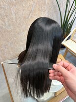 ブローチェラウカ(Broche lauka) 【夜乾かすだけで決まる】忙しい朝もまとまる髪質改善ストレート