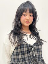 ウシワカマル ミライ(USHIWAKAMARU MIRAI) ・コテ巻き風レイヤーパーマ【地域No.1レイヤーカット】