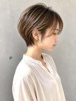 アイシー 関内(ICY)&nbsp;(ICY土屋)ショートヘアショートボブナチュラルハイライト