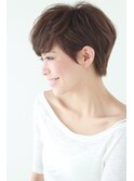 ノームコア☆大人の耳出しショート