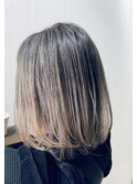 【新宿TOMCAT】ボブベースハイライトベージュグラデーション