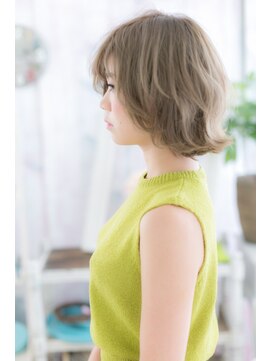 ミック ヘアアンドビューティー 大山店(miq  Hair&Beauty) 垢抜けハイトーン☆外ハネミディ