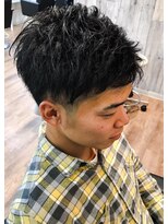 オンリエド ヘアデザイン(ONLIed Hair Design)&nbsp;【ONLIed】ツーブロック×サイドパートアシメスタイル