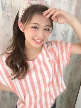 テオ(Theo) Theo /エメラルドアッシュ/ 巻き髪風パーマ/ロング