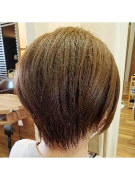 ブレス バイ ファースト 大和吉岡店(Breath by first) コンパクト美ショート×グレージュ【stylist西條】