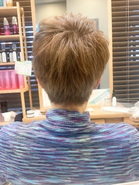 グラッシー センター北店(GLASSI) 【脱！白髪染め】ハイトーングレージュ★小顔ショート★髪質改善