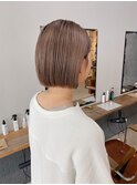【天神今泉loty】透明感ミルクティー×ナチュラルボブ