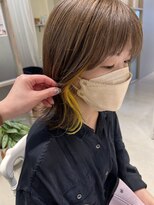 アンソル 戸田店(N'SOL) イエローインナーカラー