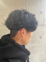 ヘアープロデュース ケー(HairProduceK)&nbsp;20代30代韓流☆ツイストパーマショートマッシュアッシュブラック