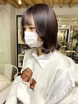 サクラ 岐阜(SAKURA) 暗いけど暗すぎないコックリブラウン　美容室　岐阜