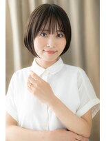 カバーヘア ブリス 上尾西口店(COVER HAIR bliss)&nbsp;暗髪小顔前下がりクラシカルボブショートTb4上尾20代30代40代