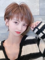 大人綺麗なショートベージュ