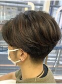MEN'S HAIR &nbsp;センターパート　ツイストスパイラル　コンマヘア