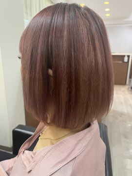 リーベ 秋津店(Liebe) ピンクボブ×ピンクメッシュ