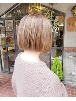 トリコ ヘアアンドケアスペース(trico hair&care space) ミニボブ×ハイライト