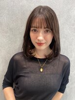 エジョン 三鷹店(Aejon)&nbsp;#バレイヤージュ#グレージュカラー#ボブウルフ#ココアベージュ