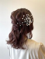 ザ ラブズ ラフズ ヘアー 本店(the loves laughs hair) ゆるふわハーフアップ