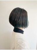 遊びのあるグラデーションボブ