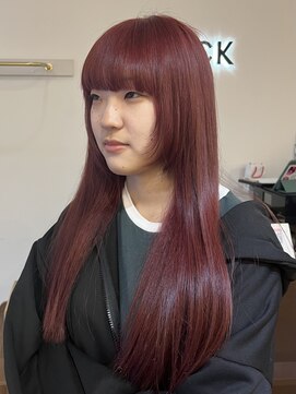 ラック 津田沼(LUCK) 切りっぱなしボブ/エアリーロング/美髪/ピンクブラウン/津田沼