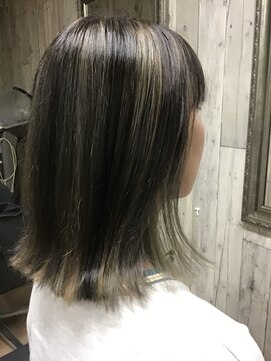 エイチエムヘアー 船橋店(H M hair) グレイアッシュハイライト