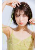 前髪ありボブ/外はねボブ/くびれボブ/ブリーチなしボブ/ボブヘア