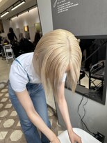 ジルバイジゼル(JILL by GiseL)&nbsp;K_ミルクティーベージュダブルカラーインナーカラーケアブリーチ