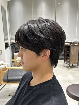 ビューバイネオリーブ 用賀店(Beau'r by neolive) アッシュブラックカルマパーマベリーショートダークアッシュ