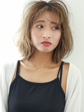 スリール バイ ミリー 江坂(Sourire by milly) 【Sourire江坂】オリーブベージュボブ×レイヤー